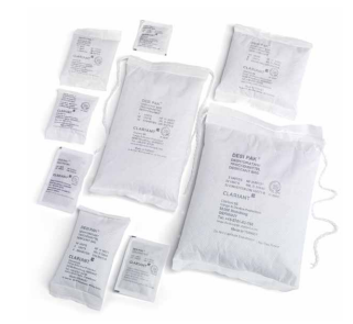 bags if clay desiccant of different sizes